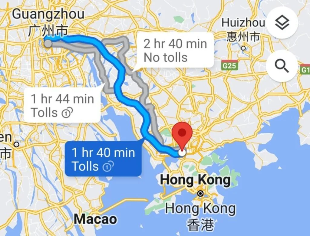 shenzhen to guangzhou car service